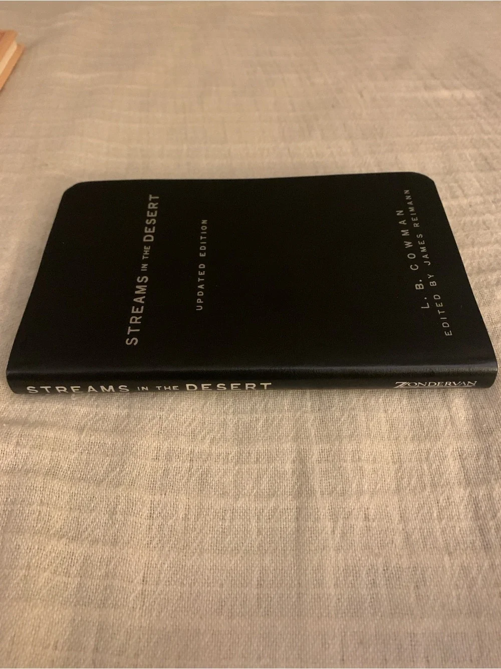 Streams in the Desert, LB Cowman, Gift Boxed Premium Leather Bound, Black $48